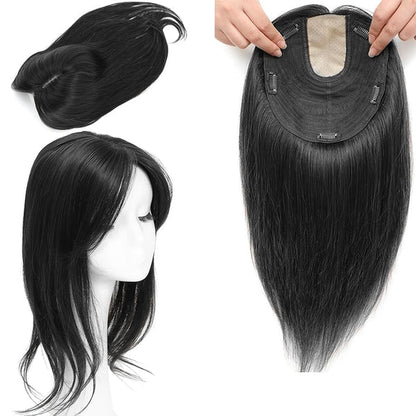5 Clip Hair Topper – Instant Volume & Natural Coverage
